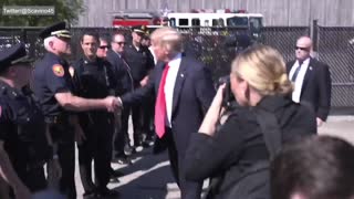 President Donald Trump Supports The Police