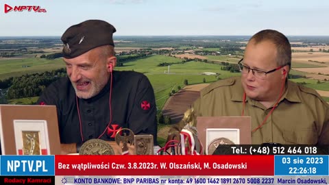 Rodacy Kamraci. 2023.08.03. Bez wątpliwości. Wojciech Olszański, Marcin Osadowski. NPTV