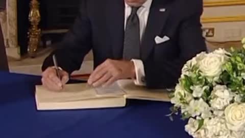 Biden at the farewell ceremony for Queen Elizabeth II