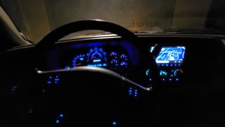Steering wheel buttons and dash light upgrade to blue LED