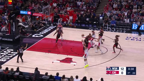 Poole Starts Hot! Splash from Deep Gives Wizards Early Lead (WAS vs. CHI)