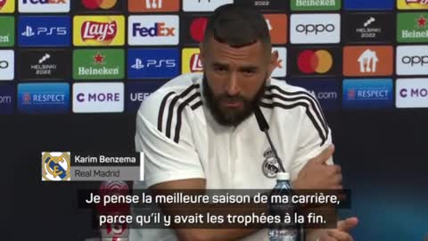 Real Madrid - Benzema _ L'année dernière La meilleure saison de ma carrière