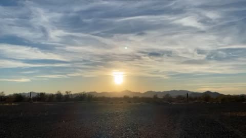 Sunset Quartzite Arizona 12/16/2020