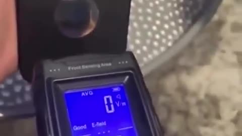 Watch how much EMF radiation is being emitted from a phone without an EMF blocker