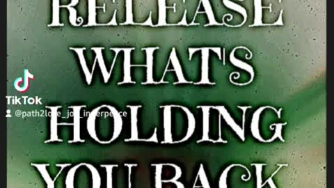 Releasing is a way to set yourself free from the Emotional Baggage of the Past