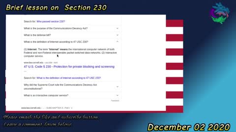 Brief lesson on Section 230