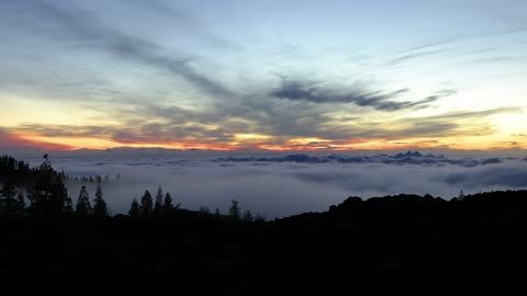 No Copyright Video - Sea of Clouds nature background - Full HD 1080 - Tenerife(1080P_HD)