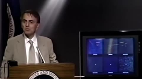 When Carl Sagan unveiled the famous "Pale Blue Dot" photograph