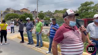 Calma y buena afluencia en las marchas de Cartagena