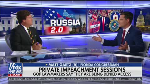 Rep. Matt Gaetz on storming impeachment hearings