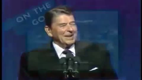 Ronald Reagan Tells Democrat Joke