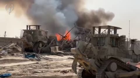 Israeli Defense Forces combat engineers in the Gaza Strip.