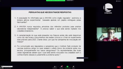 Audiencia na Câmara deputados, Especialistas Alertam Sobre Risco do passaporte V@acinação v6