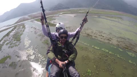 Paragliding in Nepal by Bishal Basnet
