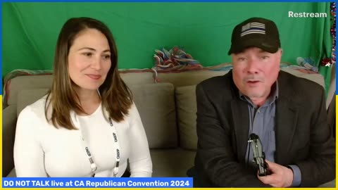 DO NOT TALK Live at CA Republican Convention 2024 with KRISTINA IRWIN