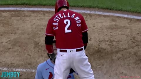 Benches Clear after Castellanos Flexes over Pitcher