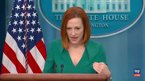 Psaki: "The reason why the price of gas is going up is not because of steps the president has taken, they are because president Putin is invading Ukraine"