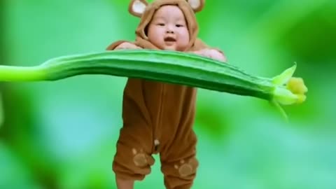 Cute baby viral video clip