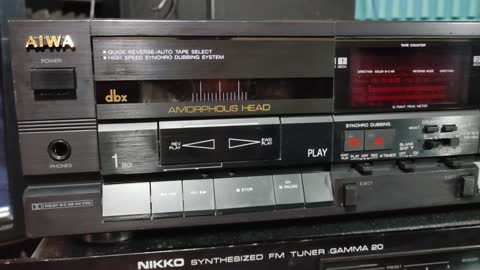 AIWA AD-WX808 - Dolby B-C NR HX PRO and DBX ! One of the best AIWA's double cassette decks in 4K