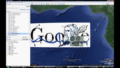 Jan-10 German Google Doodle Shows Charleston Coal Chemical Spill Symbolism