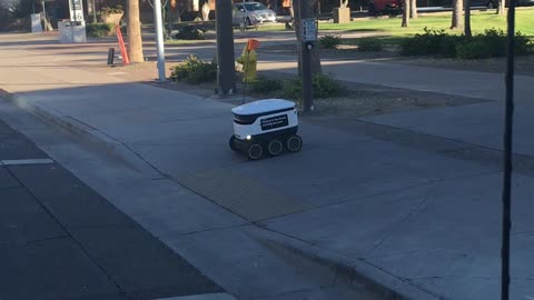 Food delivery robot at Arizona State University