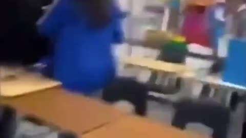 Texas Middle School Brawl - Teacher who Tried to Stop it Slammed to the Ground