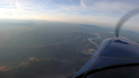 Flying over the Carpathian mountains from Cluj-Napoca to Bucharest Baneasa airport