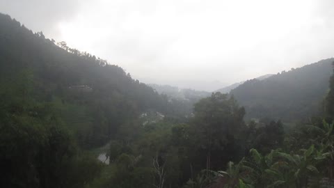 The sound of the call to prayer on Mount Silawe Sutopati Magelang Jawa Tengah Indonesia