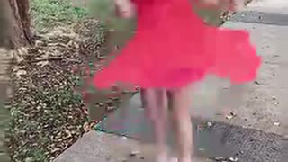 Little Red Dress Dancing Queen