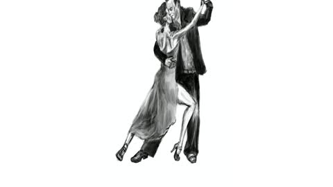 Tango time-lapse drawing (No. 328)