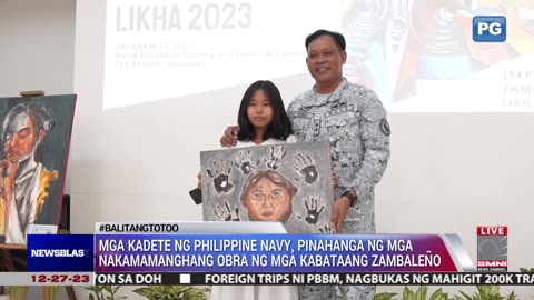 Mga kadete ng Philippine Navy, pinahanga ng mga nakamamanghang obra ng mga kabataang Zambaleño