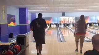 Slow motion Bowling Release