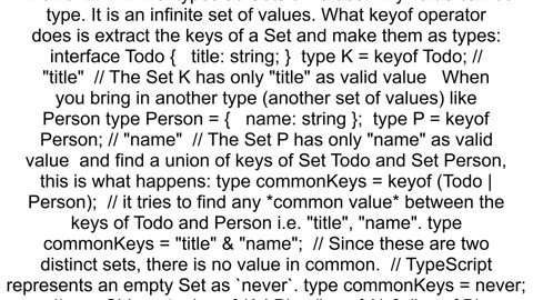 Typescript why keyof Union is never