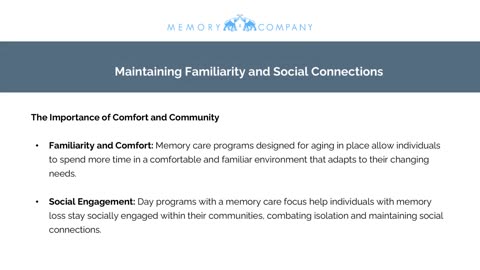 The Benefits of Aging in Place: How Memory & Company Supports Aging in Place