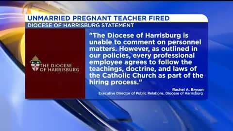 Unmarried pregnant teacher fired