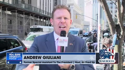 Bannon _ Andrew Giuliani Live From Trump NYC Trial