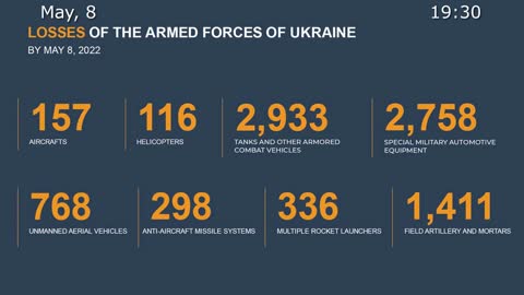 🇷🇺🇺🇦 08/05/2022 The war in Ukraine Briefing by Russian Defence Ministry