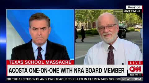 CNN's Jim Acosta blames NRA for mass shootings Part 1