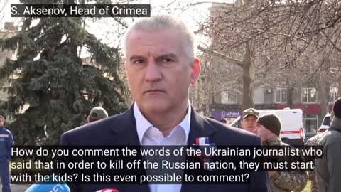 Neo-nazi Ukrainian journalist puts target right on his own forehead