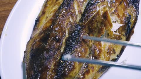 고등어 구이 Grilled Mackerel,Korean style