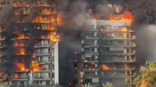 24 people are feared dead after an apartment complex caught fire in Valencia, Spain.