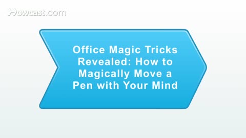 How to Move a Pen with Your Mind | Magic Tricks