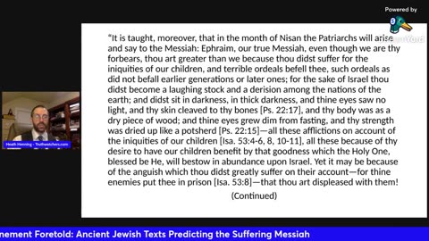 Atonement Foretold: Ancient Jewish Texts Predicting the Suffering Messiah