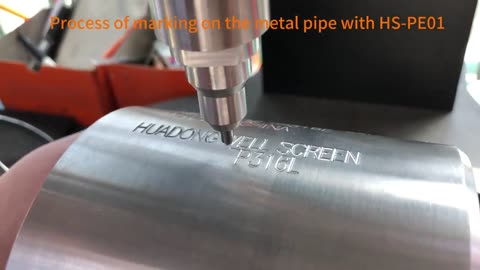 🌟Discover Perfect Marking: HS-PE01 Laser for Steel Pipes🌟
