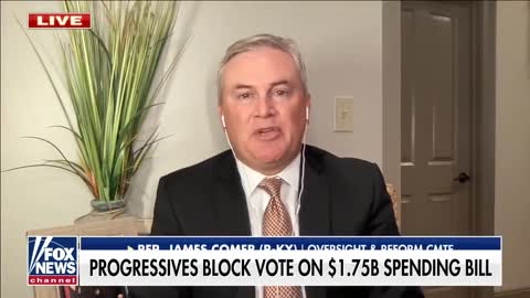 Rep. James Comer: Democrats blocking of $1.75B bill shows 'far-left' agenda