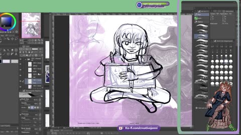 livestream 11-1 mostly comic cover work