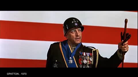 PATTON Speech June 5 1944 DD played by actor George C. Scott 1970 movie introduction To Trump Rally