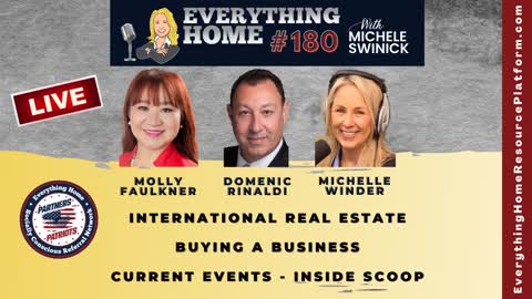 180 LIVE: Real Estate, Buying A Business, Business Growth, Current Events–The Inside Scoop On Trump