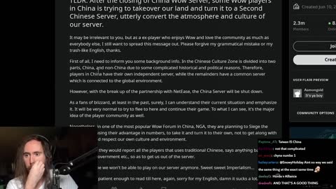 Chinese WoW Players are Invading Neighbouring Servers