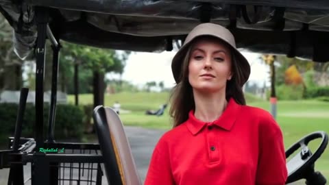Women wearing hats, playing golf, and relaxing with emotional Rai music